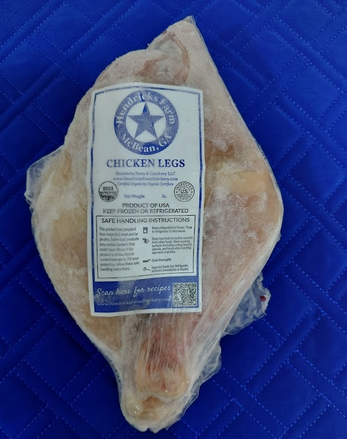 Certified Organic Chicken Leg Quarters