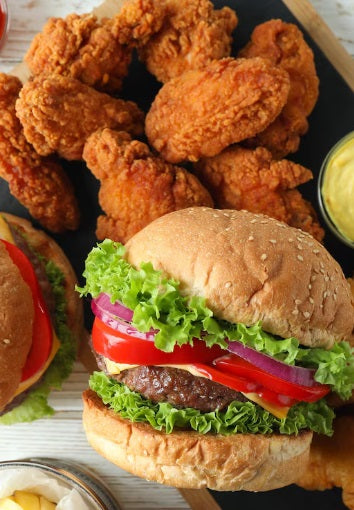 Chicken Wings & Hamburger Patties